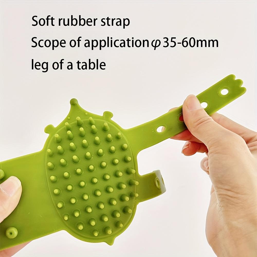 [Multi-Functional Rubber Cat Scratcher] Rubber Self-Grooming Cat Scratcher - Wall & Table Leg Mountable, Flexible Bristles, Non-Electric Pet Massage & Fur Removal Tool, Self Grooming Brush