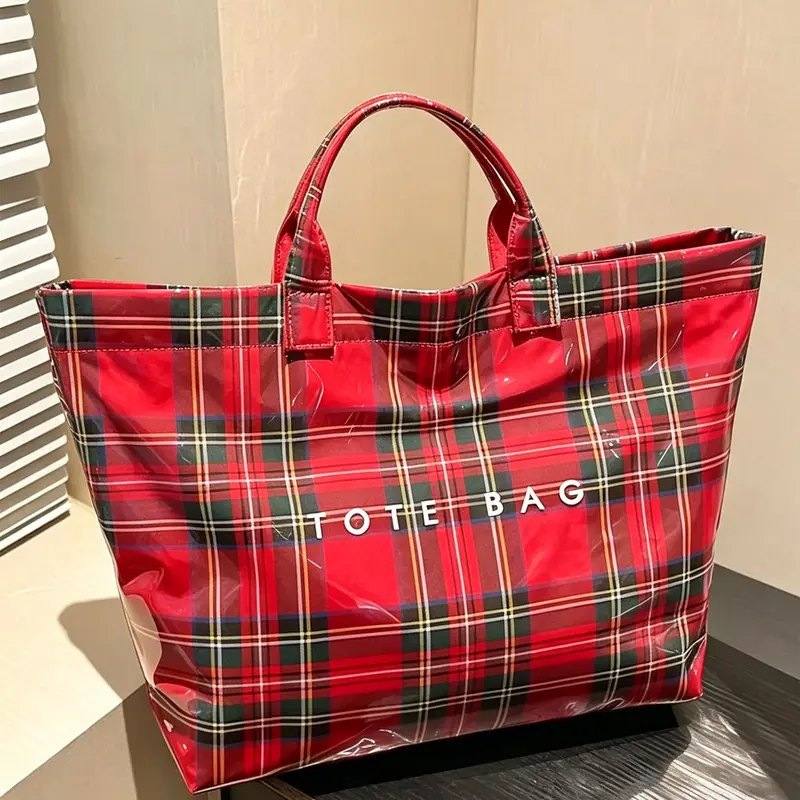 Christmas, Elegant Personalized Handbags, Women's Multi functional Exquisite Lightweight Handbags, Leisure Fashion Multi functional High quality Daily Commuter Bags, Fashion Shopping Bags, Shopping Handbags, Valentine's Day Gifts, PVC Commuter Bag
