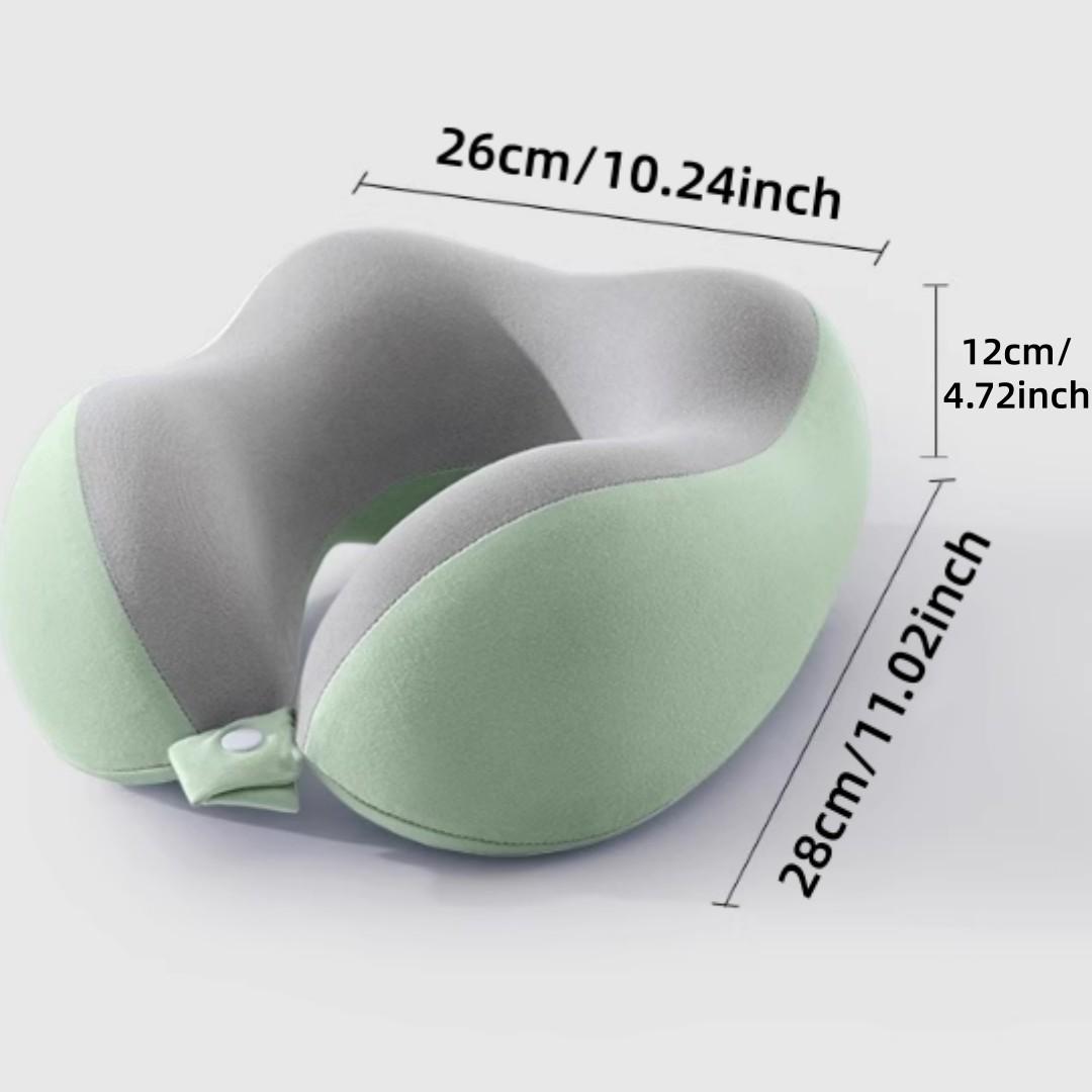 Portable cervical pillow, suitable for travel and home | Ergonomic design, compact and easy to store, comfortable sleep, suitable for desk, car and long-distance flights, slow rebound, machine washable pillowcase