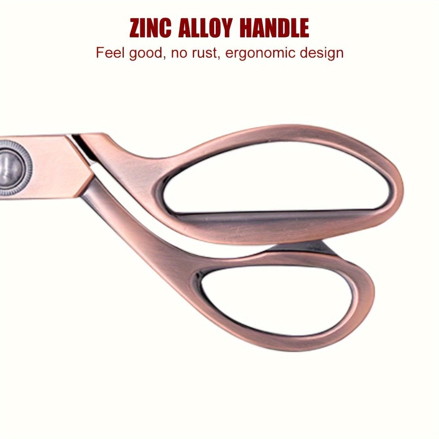 【Free shipping】1pc Rose Gold Color Scissors, Stainless Steel Rose Gold Scissors For Office, Sewing 9.4inch, Easter DIY Crafting Handwork