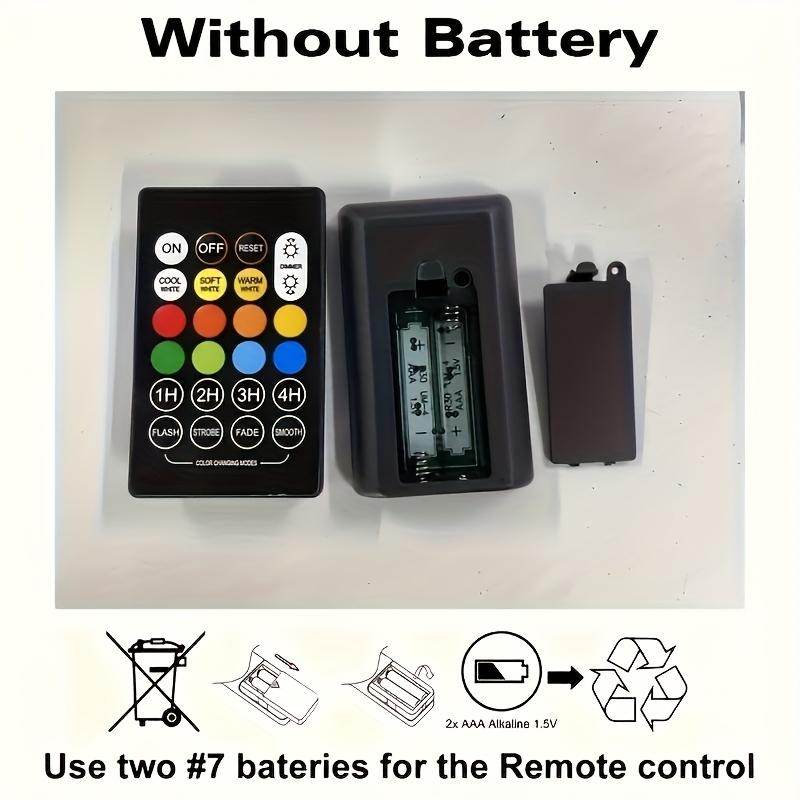 E26/E27 Rechargeable Light Bulbs with Remote Timer and 13 Color Modes Dimmable & Portable Wireless Battery Backup Bulb for Wall Sconces and Table Lamp, Detachable Charging for Non-Hardwired Fixture, Dimmer, Dimmable Led Light, Illuminating Led (1pcs)