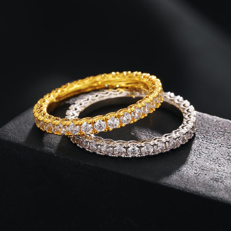 【#R1】Classic Synthetic Moissanite Rings  925 Sterling Silver For Women Synthetic Moissanite Ring Men Wedding Jewelry Christmas Gifts