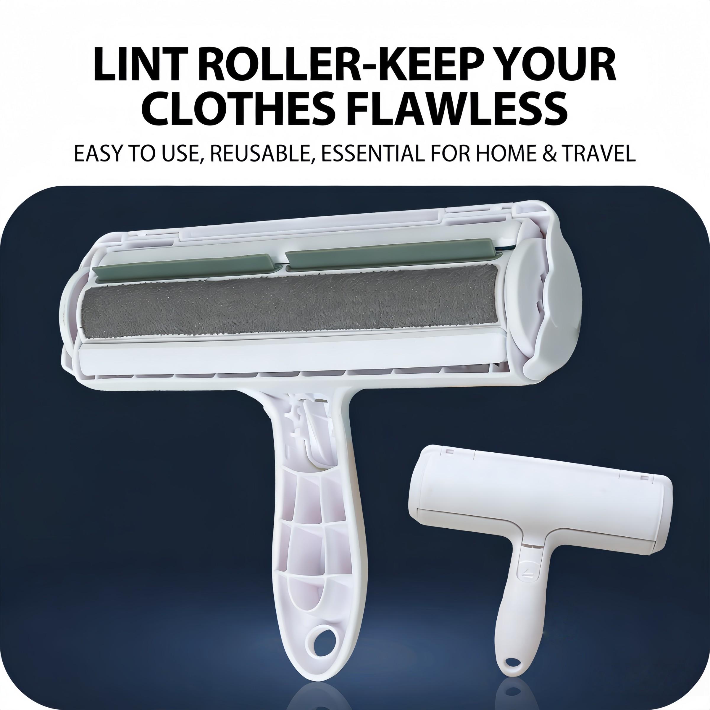 Chom Chom Roller Mini Pet Hair Remover, Reusable Fabric Cleaner for Clothes Sofa Car, Efficient Fur Removal Tool