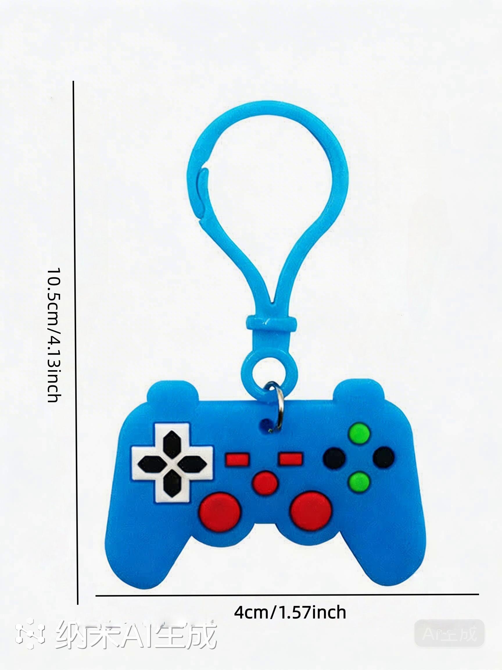 Creative New Keychain, Game Controller Shape Keyring, Unique Daily Accessory, Fashionable and Practical Design, Suitable for Gamers