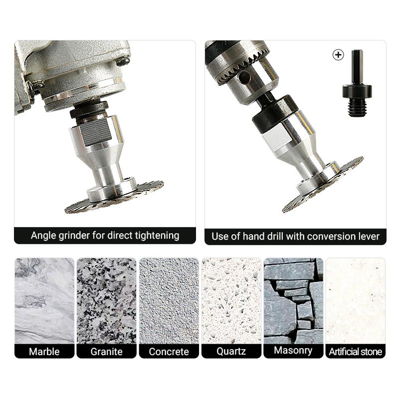 2PCS 2"(50MM) Diamond Saw Blade with Removable Flange - Professional Engraving Disc for Granite, Marble, Concrete, Stone - Angle Grinder Grinding Carving Tool Cutting Hardware 2PCS 2"(50MM) Diamond Saw Blade with Removable Flange - Professional Engraving Disc for Granite, Marble, Concrete, Stone - Angle Grinder Grinding Carving Tool Cutting Hardware