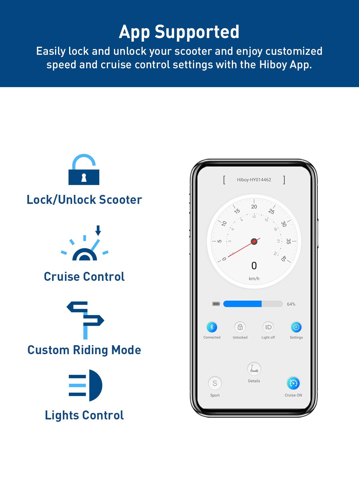 Hiboy S2 Electric Scooter,UL 2271 Certified，8.5" Tires, Up to 17 Miles Range, 350W Motor & 19 MPH Portable Folding Commuting Electric Scooter for Adults with Double Braking System and App Rear suspensions LED headlight + sidelight + taillight