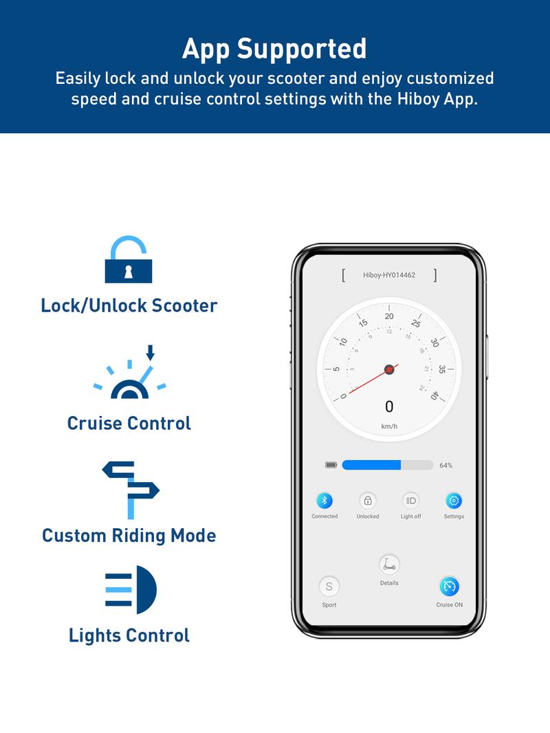 Hiboy S2 Electric Scooter,UL 2271 Certified，8.5" Tires, Up to 17 Miles Range, 350W Motor & 19 MPH Portable Folding Commuting Electric Scooter for Adults with Double Braking System and App Rear suspensions LED headlight + sidelight + taillight