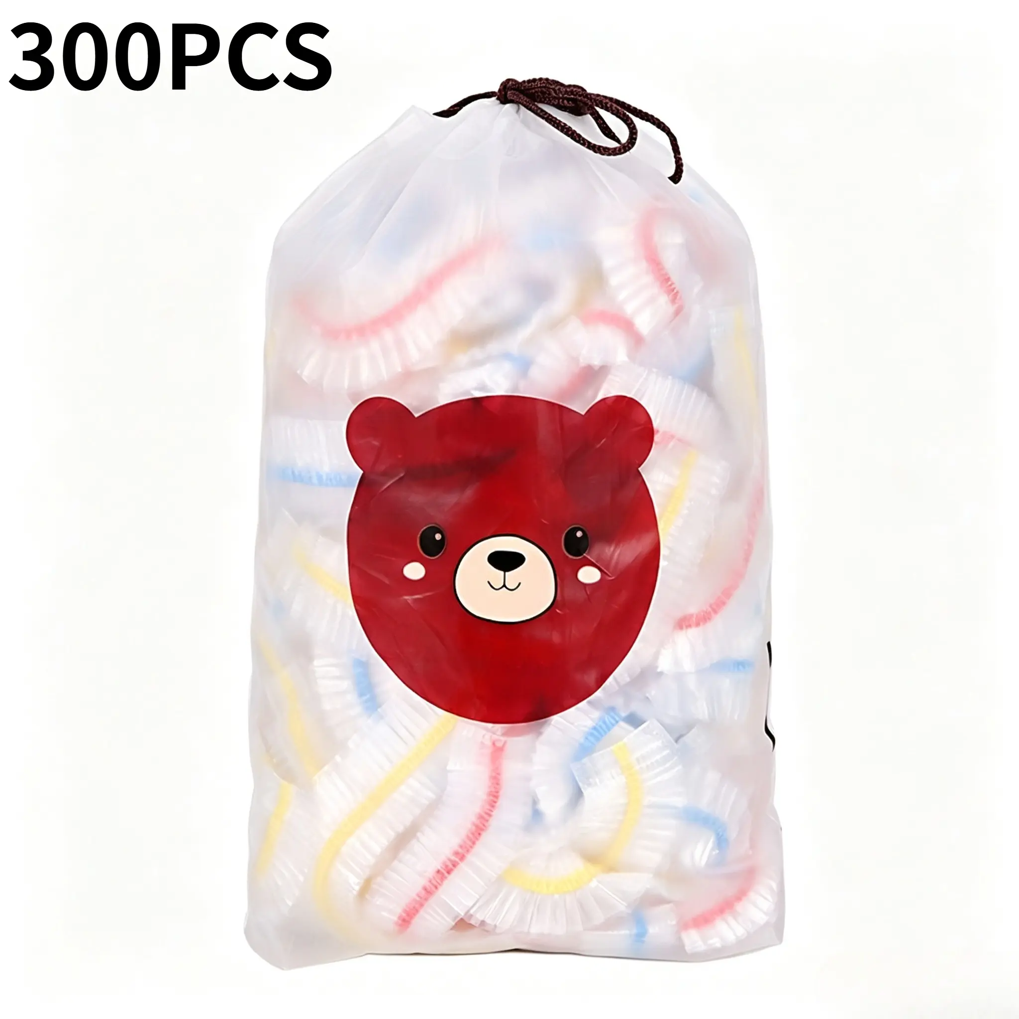 300Pcs Disposable Food Grade Plastic Cling Wrap Sheets, Microwave-Safe Kitchenware for Meal Prep, Freezer Storage, Home Kitchen Use