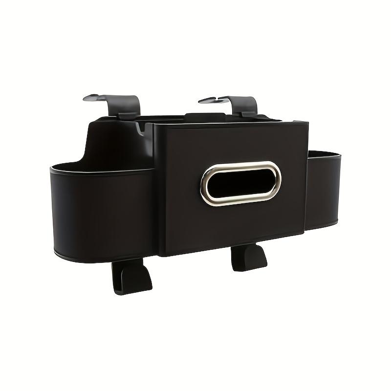 Car Rear Seat Hanging Storage Box, with Tissue Holder & 2 Cup Holders, Compact Interior Organizer, Simple Design, Essential Vehicle Accessory, Car Organization Accessories, Car Organizer Back Seat, Car Organizers and Storage