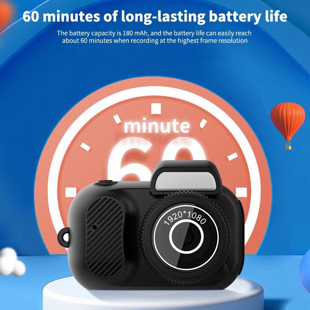 Mini Screen Indoor Outdoor Sports Camera, HD 1080P Portable Retro Ultra-Small Video Recorder, Supports TF Card, Compact Design