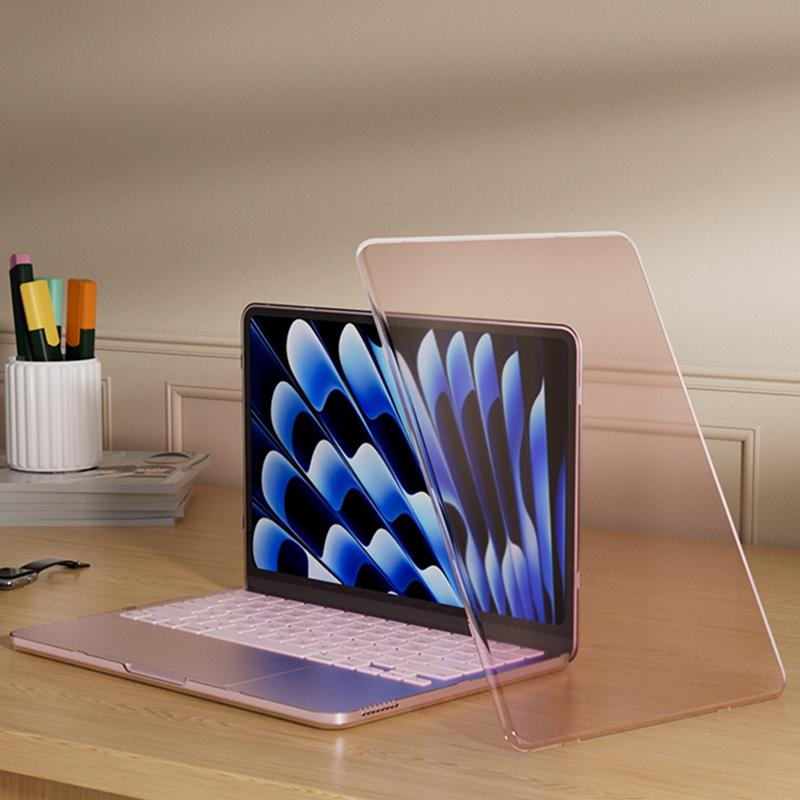 2026 New MacBook Neo 13-inch Scratch-Resistant Case, Model Neo-A3404 A18 Pro, available in four colors: Pink, Indigo, Citrus Yellow, and Crystal White, Neo Laptop Case