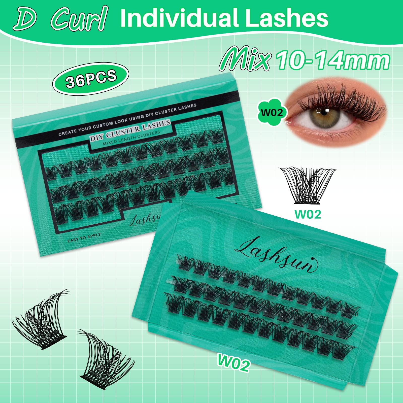 1480PCS/650PCS/640PCS Lash Clusters Kit D Curl 9 Styles Bottom/Spikes/Natural/Anime Lashes Kit with Bond&Seal Lash Remover Brush Lash Applicator Headband Wristband set, Individual Eyelash Kit, DIY Eyelash Kit, Lash Extensions Kit, For Beginners&Proficient
