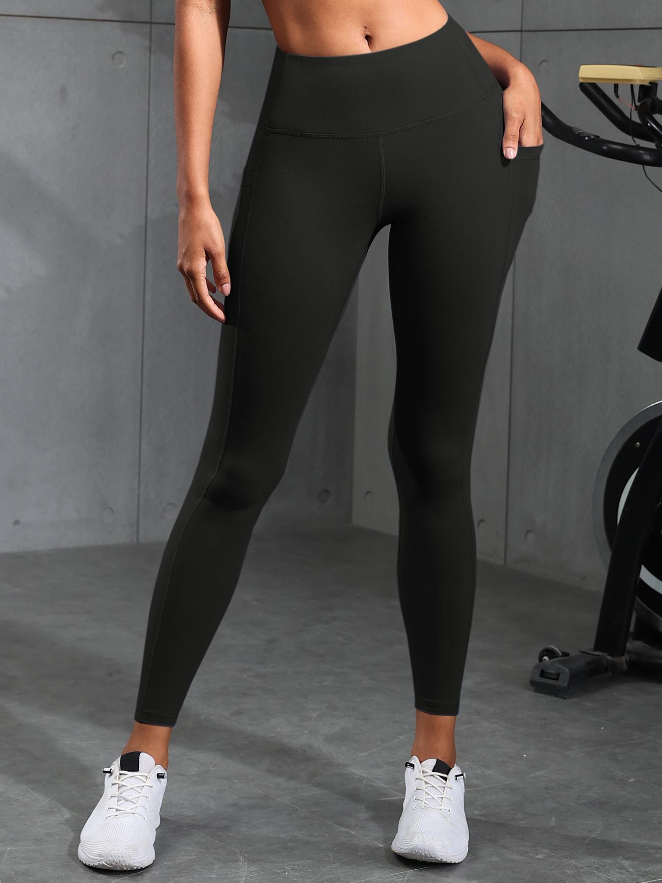 CHRLEISURE 3/5/6-Pack High Waisted Sports Leggings with Pockets for Women - Soft Athletic Tummy Control Pants for Running Cycling Yoga Workout Leggings