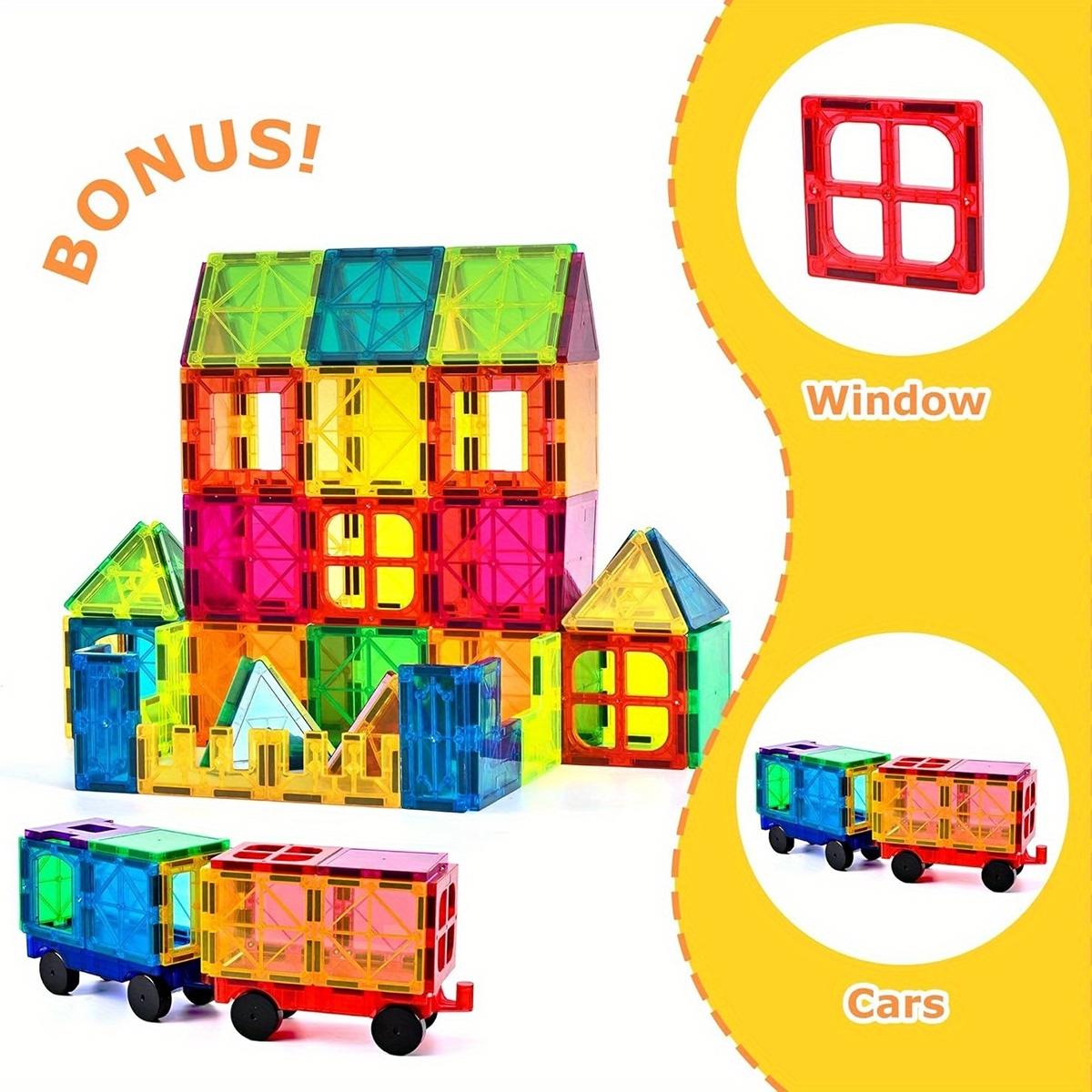 Magnetic Building Blocks Toy Set, Magnetic Tiles Stacking, Stackable Construction & Puzzle Pieces, Small Size Creative Playset, Perfect Christmas/new Year Gift