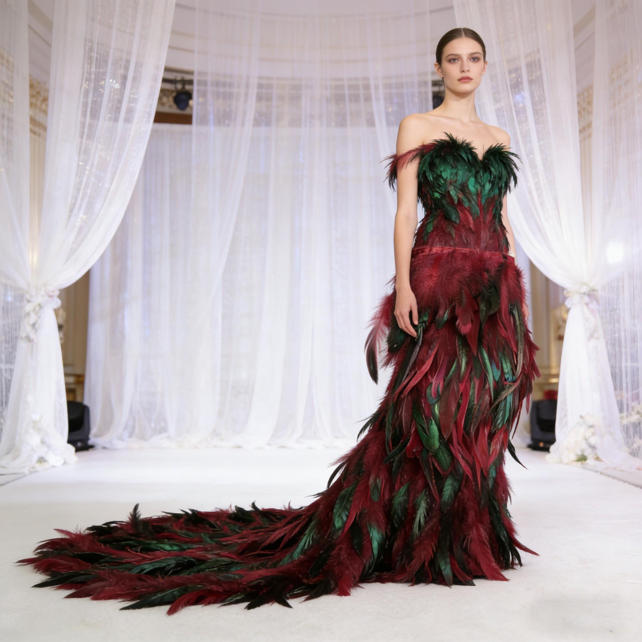 1.05m Colorful Artificial Rooster Tail Feathers for Wedding Stage Decoration DIY Handmade Skirt Edge Clothing Accessories