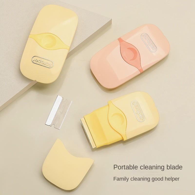 Multi-Tool Scraper with 3 Replacement Blades, Multi-Purpose Scraping Tool for Plaster, Stickers, Floors, Glass, Adhesive Removal, DIY & Professional Cleaning