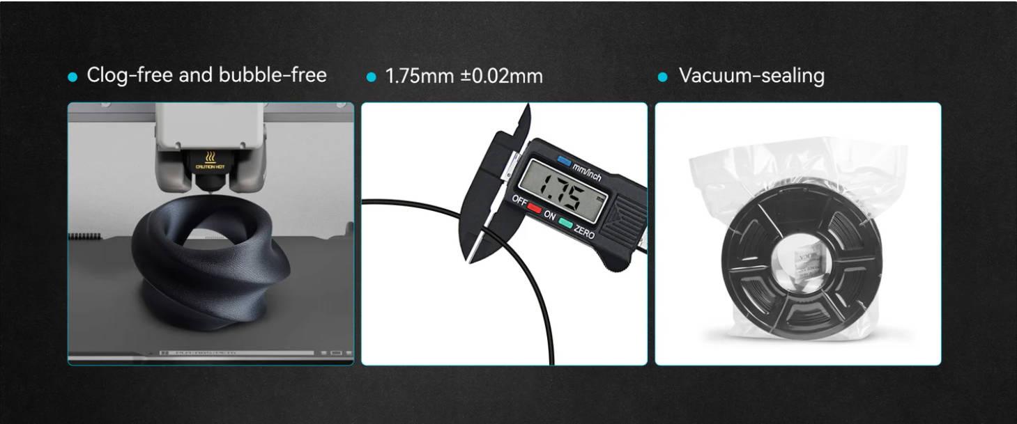 PETG-CF(PETG Carbon Fiber) SUNLU 3D Printer Filament 1KG