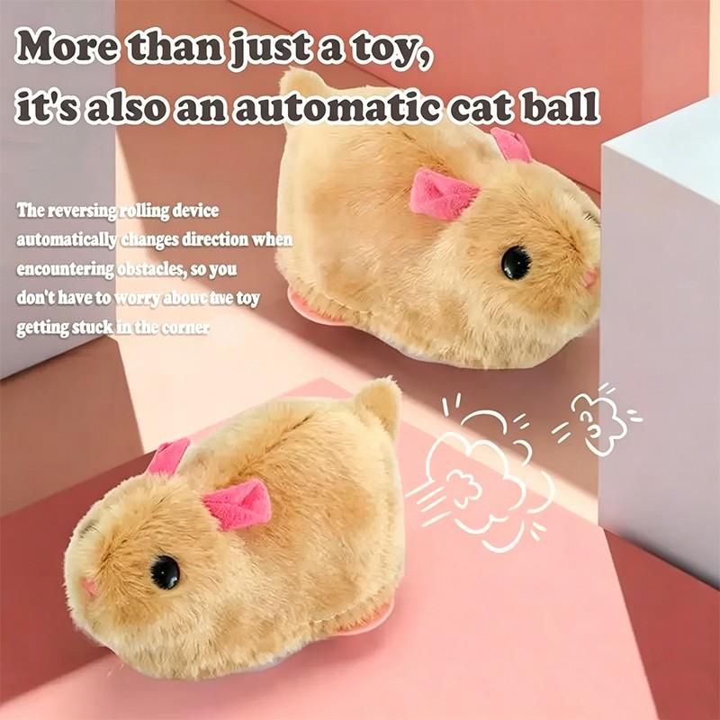 Smart Rolling Sphere Electronic Hamster Exercise Toy Auto Moving Ball with Dynamic Motion Heavy Duty Play Balls Interactive Pet Toy Modern Style Running Ball Toys for Kids Pet