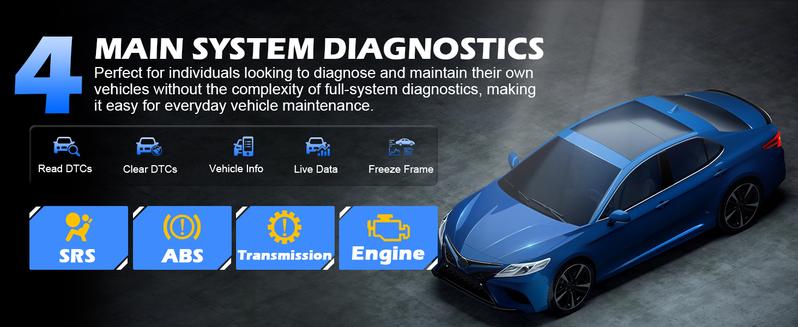 XTOOL D5 OBD2 Scanner ECM/TCM/ABS/SRS Car Diagnostic Tool with Oil Reset, Electronic Parking Brake Reset, ABS Bleed, Throttle Relearn, Clear Check Engine Light, Lifetime Free Updates car diagnosis scanner Automotive Vehicle Special Functions Obd2
