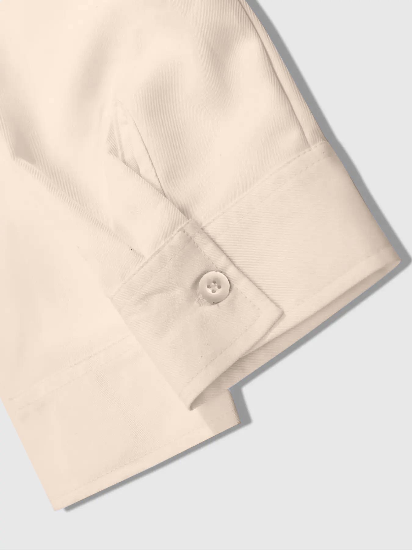 Men's Autumn Casual Long Sleeve Fitted Shirt, Trendy Denim Print Design, Modern Style, Fashionable & Versatile, Comfortable Fit