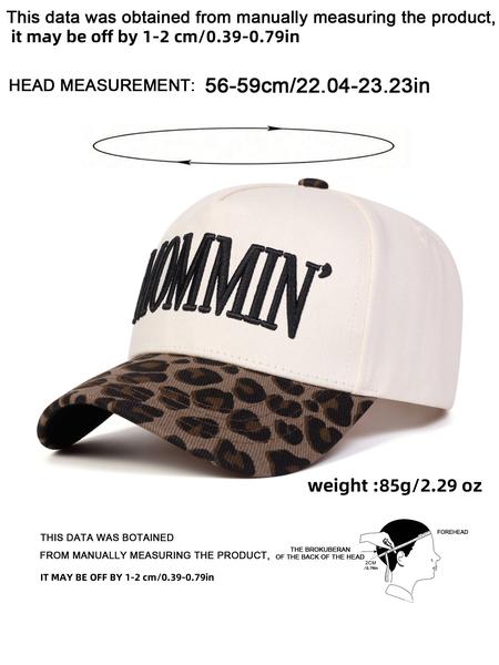 Unisex Mommin Embroidered, Adjustable Outdoor Sun Protection Hat, Perfect for Traveling, Beach Vacations, and Daily Wear, Adjustable Caps