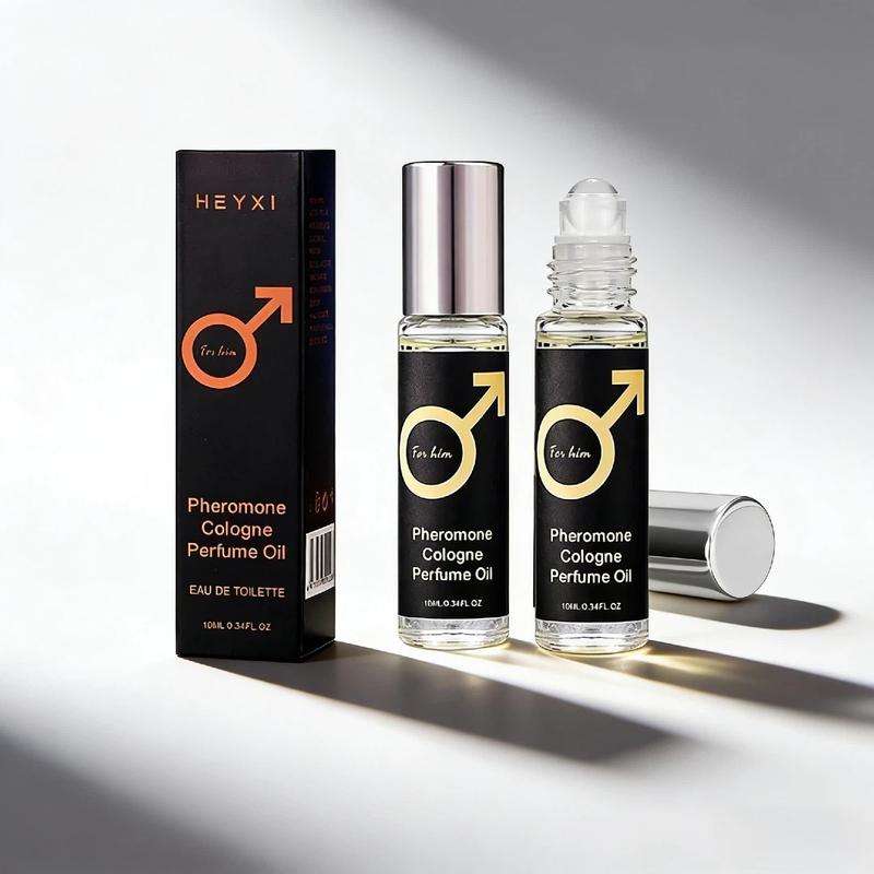 Men's Magnetic Pheromone Roll-On Cologne - Irresistible Attraction, Portable Travel Size, Long-Lasting Scent, Gentle Skin-Friendly