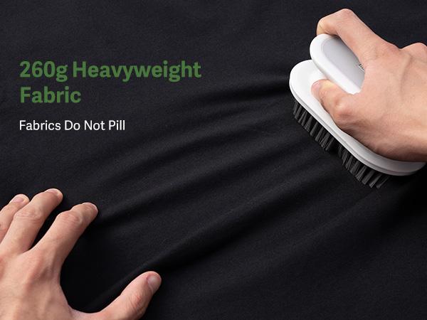 Oversized Tshirts 206g Heavyweight Cotton Pocket Tee Boxy Fit Crewneck Unisex Gym Vintage T Shirts Workout Thick Baggy Tees 2026 Big and Tall 1 Pack