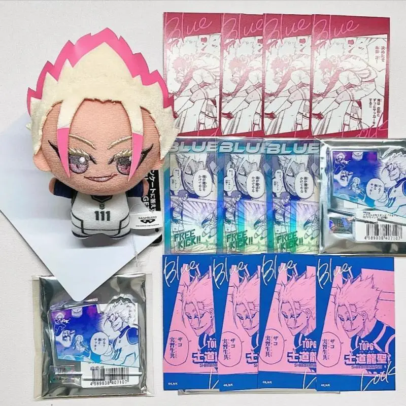 2026 New hot item    Genuine 10cm Blue Lock Vol.7 Vol.8 Hiori Isagi Yoichi Nagi Seishiro Mikage Plush Doll Fluffy Maumet Plush Keychain Gift