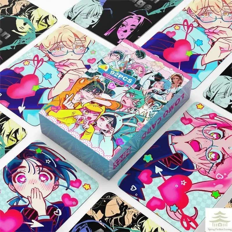 92PCS Korean Manga Alien Stage Photo Cards Set - Luka, Hyuna, Ivan Collectible LOMO Cards with Bonus Stickers, 92Pcs-Alien Stage