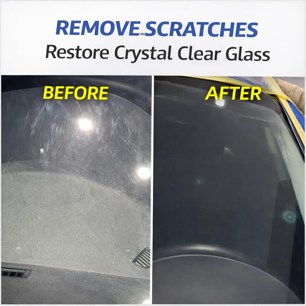 7oz (200g) 99% Cerium Oxide Glass Polishing  (3-5 ) – Removes: Oil Films, Water Spots, Swirl Marks, Wiper Streaks, Removes Fine  & Deep-Cleans Glass Surfaces.