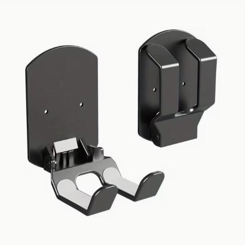 Adhesive Game Controller and Headset Stand, No-Drill Wall Mountable Wall Mount Compatible Foldable Desktop Organizer, Space-Saving for Gamers Office School, Switch Ps Xbox Holder