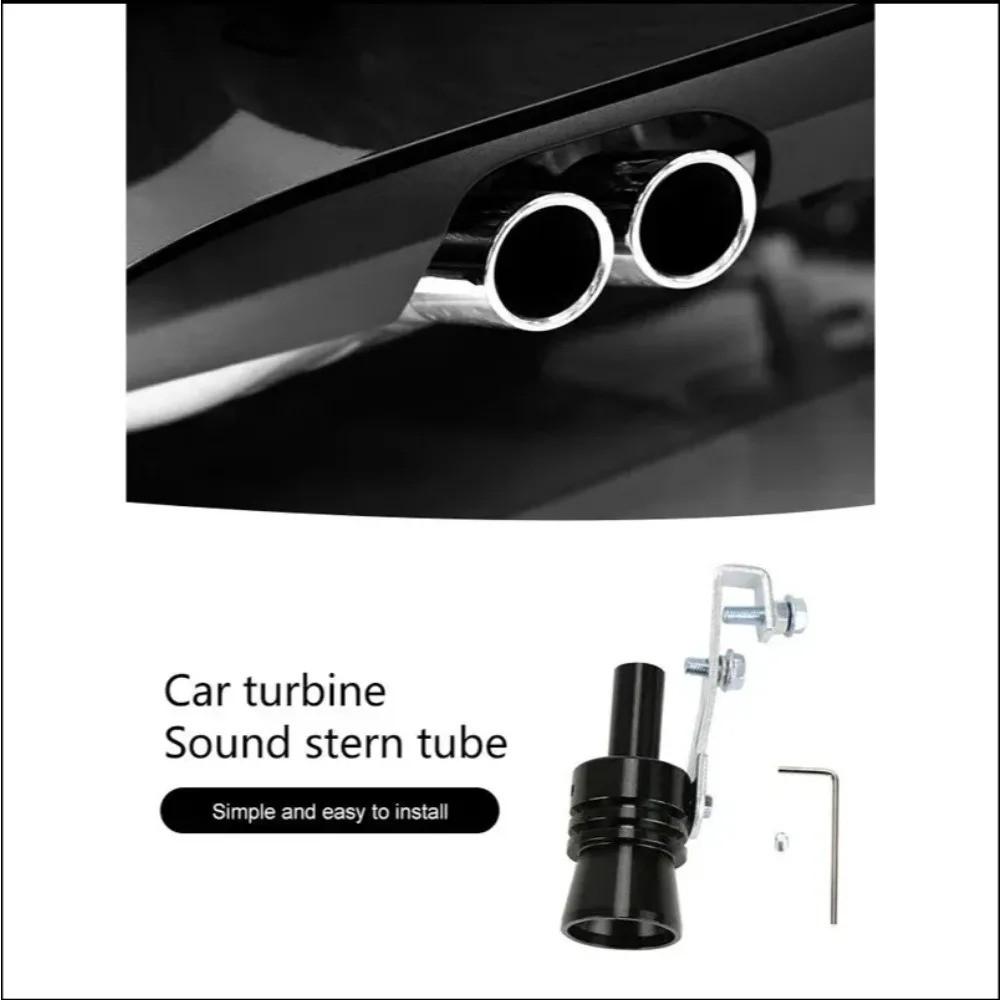 Global Car Turbo Sound Whistle, Vehicle Modification Device, Exhaust Pipe, Turbo Sound Effect Simulator, Turbo Muffler Whistler Xl
