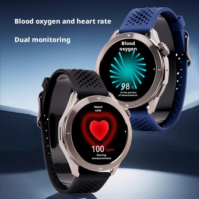 Lasca Business Smartwatch for Men & Women, Multi-Function Bluetooth-compatible Calling Heart Rate Blood Oxygen Sports Touchscreen Waterproof