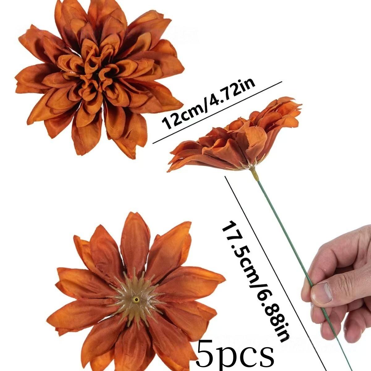 5pcs Artificial Flower Garden, Durable and Stylish Design, Ideal for Home Decoration, Perfect Gift Choice, Enhances Living Space Atmosphere