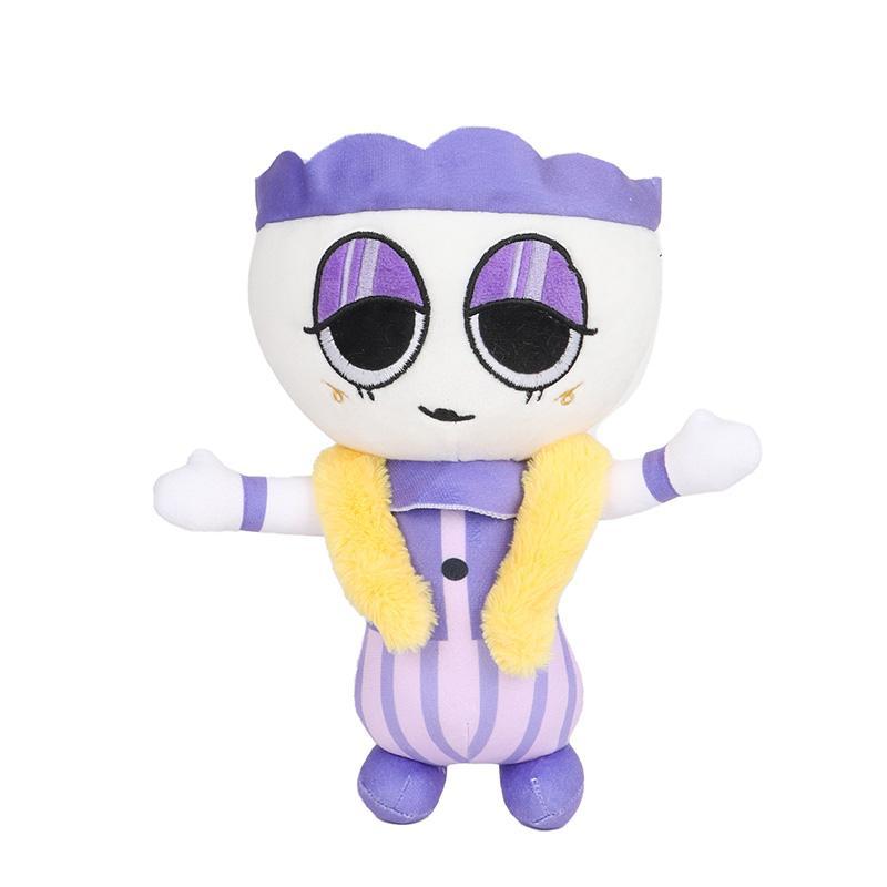 Dandy's World Plush Cute Dandy World Scrap Stuffed Horror Game Goob Pebble Plushie Soft Pillow Doll Children Birthday Gifts Doll