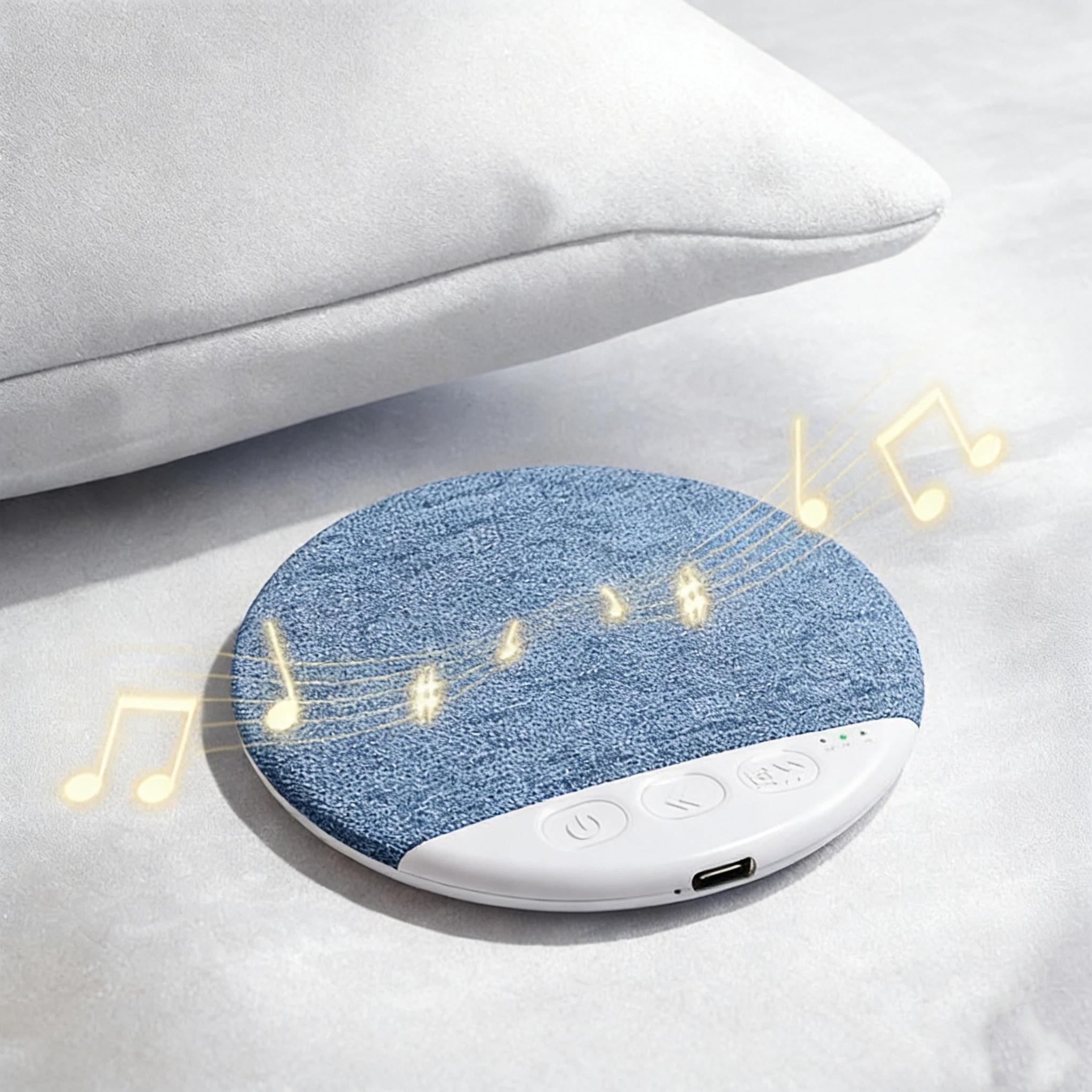 Bluetooth-compatible Pillow Speaker for Sleep, Deep Sleep with Noise, No Disturbance for Partner, Timer Function, Ultra-Thin Design, Wireless Speaker