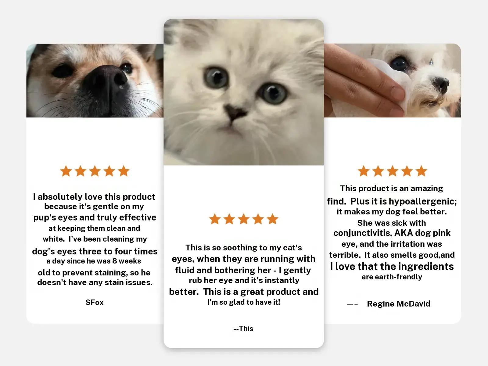 【SpringGlowUp】HICC PET Eye Wipes for Dogs & Cats,Hypoallergenic Dog Eye Wipes Cleaner, Natural Cleaning Grooming Pet Wipes Gently Remove Tear Stain, Eye Debris, Discharge, Mucus, Non Irritating, Unscent, 100 PCS Large Pet Grooming Eye#petlife 【SpringGlowUp】HICC PET Eye Wipes for Dogs & Cats,Hypoallergenic Dog Eye Wipes Cleaner, Natural Cleaning Grooming Pet Wipes Gently Remove Tear Stain, Eye Debris, Discharge, Mucus, Non Irritating, Unscent, 100 PCS Large Pet Grooming Eye#petlife