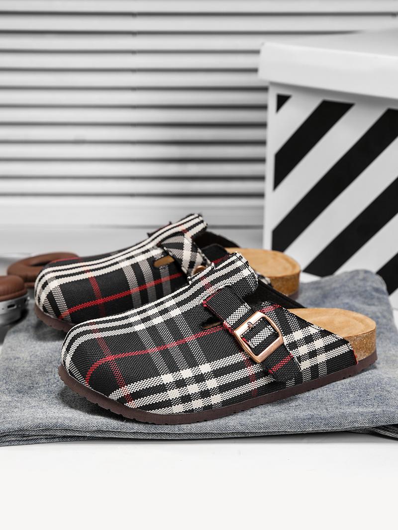 Unisex Soft Wood Insole Slippers, Round Toe Design, Adjustable Buckle, Comfortable for Men and Women, Classic All-Season Outdoor Beach Shoes, Casual Shoes Clogs Unisex Soft Wood Insole Slippers, Round Toe Design, Adjustable Buckle, Comfortable for Men and Women, Classic All-Season Outdoor Beach Shoes, Casual Shoes Clogs