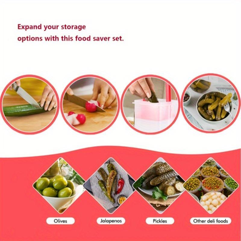 2pcs Plastic Jalapeno & Pickle Storage Containers | Leakproof, Dishwasher Safe, Rectangular Condiment Holders with Easy-Open Flip-Top Lids for Kitchen Organization | Fliptop Lid Design