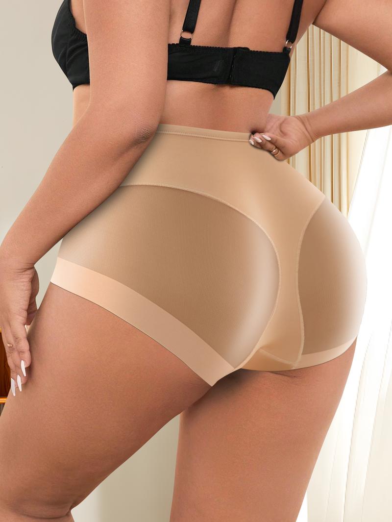 QUASTI 3 Pieces Mid-Rise Sexy Mesh Splicing Contrast Women's Thongs,Smooth Ice Silk Soft and Comfortable Material,Mix Colors Hip Lifting Elastic Sexy LadiesBriefs Thongs,S-XXL,Homecoming Season Gifts