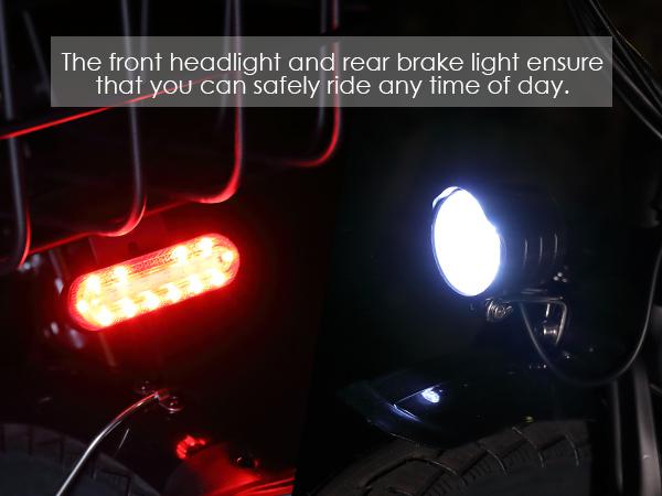 CAROMA Peak 1200W Electric Scooter with Seat, 14" Fat Tire Electric Scooter Adults, 500Wh Battery up to 30 Miles&20MPH, Foldable Adult Electric Scooter for Commuting with Basket&Shock Absorbing