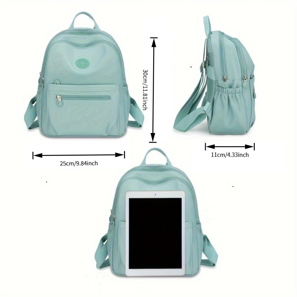Lightweight Nylon Mini Backpack for Students, Stylish Large Capacity Travel & School Bag with Multiple Pockets, Versatile Casual Daypack for Daily Commute & Everyday Use