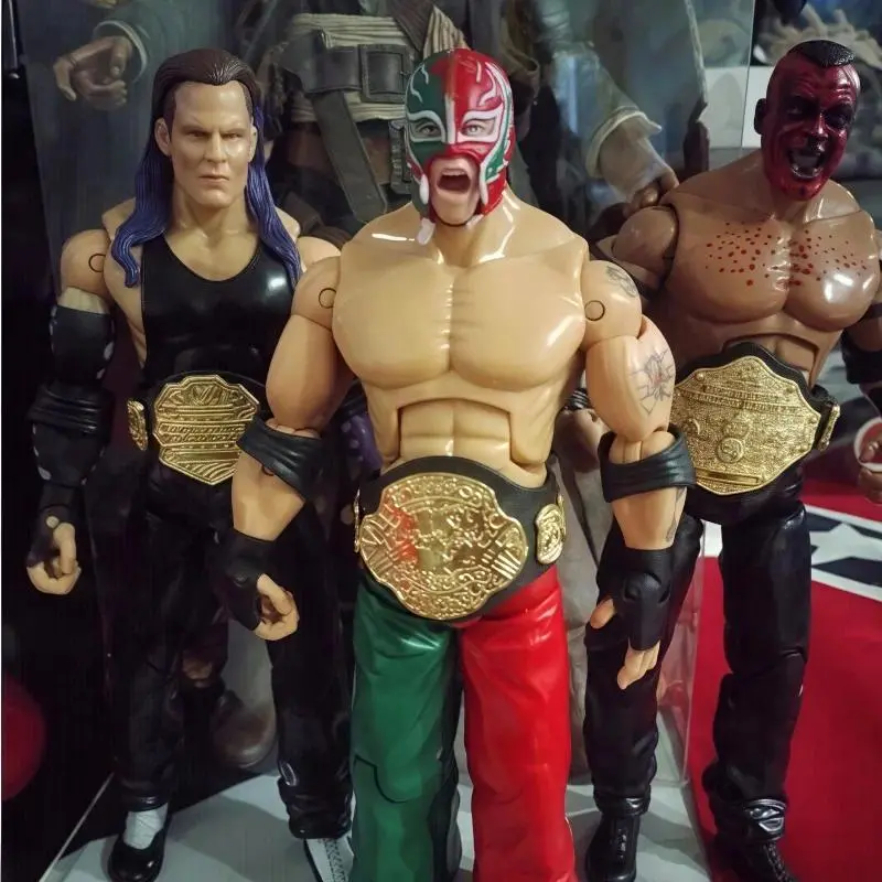 In Stock  Wrestlemania Wrestler Wwe John Cena The Undertaker Figures Toy Rey Mysterio Action Figures Pvc Statue Model Boys Gifts