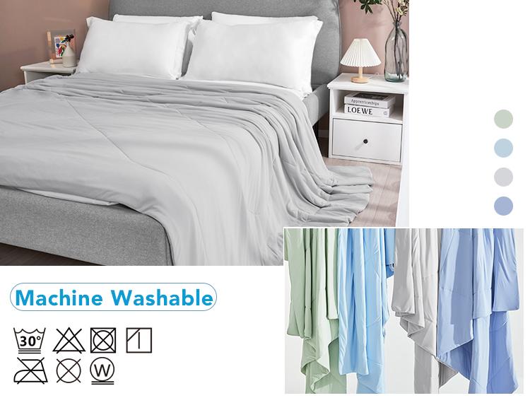 Deconovo Cooling Blanket – Double-Sided Cool Touch Blanket for Hot Sleepers, Soft & Breathable Summer Blanket for Night Sweats, FathersDayGift