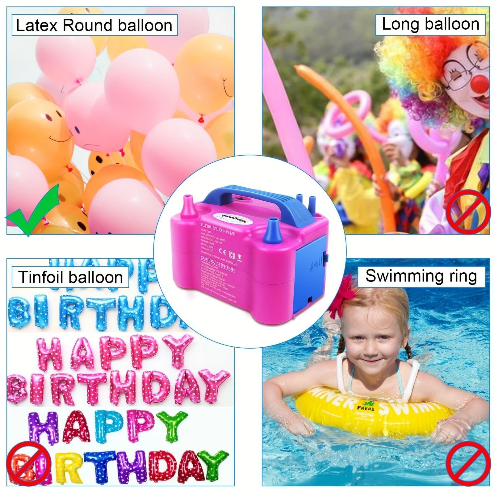 Electric Balloon Inflator Pump, Automatic Air Pump for Balloons, Balloon Blower Tool, Fast and Easy Balloon Filling Machine