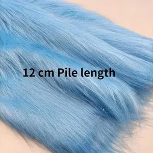 50cm * 50cm 12 cm Pile Long Plush Fashion Fabric Toys Decoration Cosplay Imitates Soft Wholesale Cloth Diy for Sewing