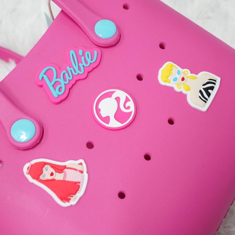 Barbie Series 1600mL Jumbo Stainless Steel Straw Cup + Barbie Daylight Shiny Series Pink Bento Bag with Holes Tumbler Water Bottles,,cozyvibes