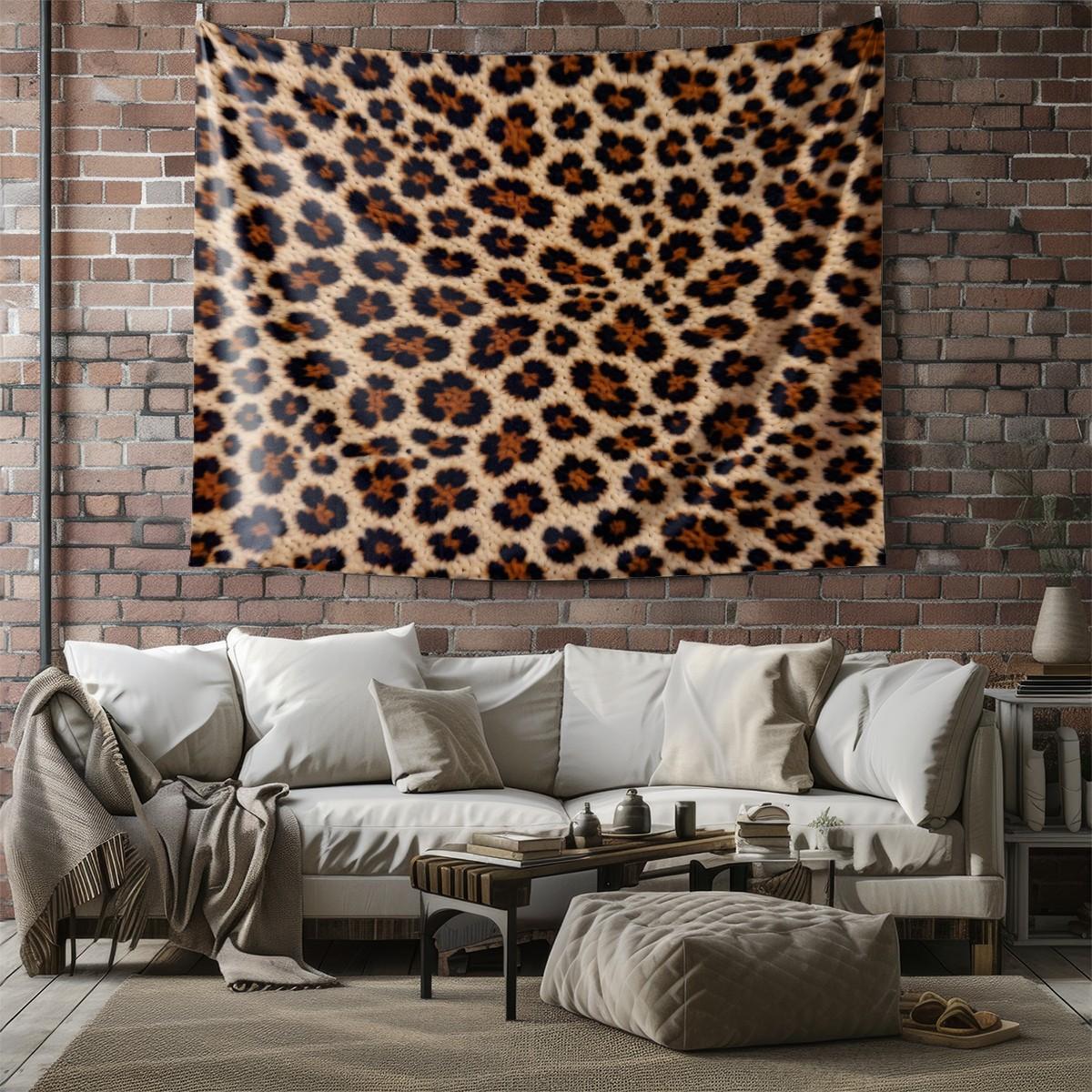 Leopard Print Tapestry, Multiple Styles, Soft Lightweight Durable, Wall Hanging Decor for Bedroom Living Room, Suitable for All People, Ideal Gift Choice