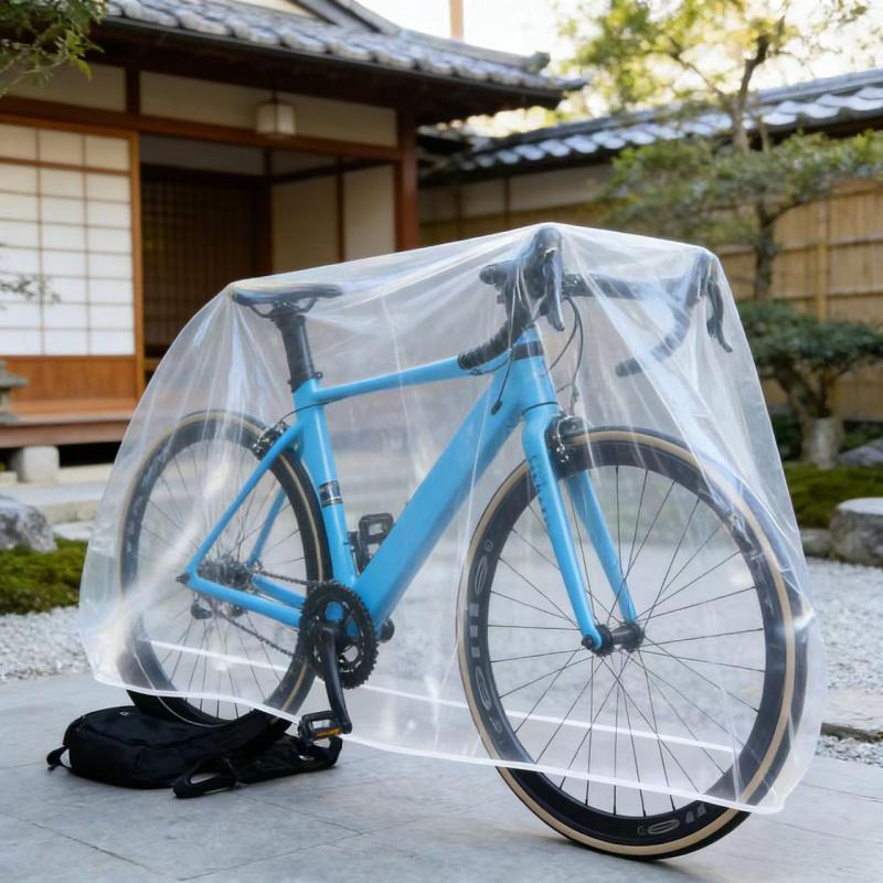 Special Protection for Road Bikes, High-transparency Material Without Hiding the Appearance, Elastic Cuff for Quick Wearing, Compatible with Multiple Models Such as Road Bikes and Mountain Bikesfor Riding Gear (Model: DM663)