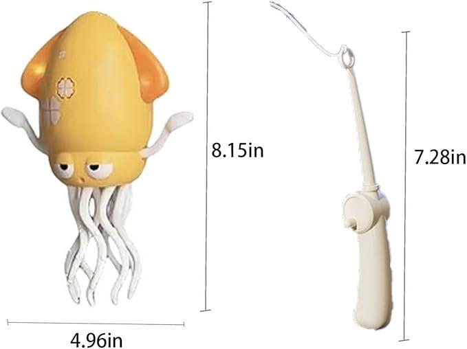 Electric Crawling Octopus Toy with LED Lights & Music, Crazy 8-Leg Action Octopus with Smart Obstacle Avoidance, Toddler Toys for Interactive Fun Gifts Sensory Newborn Cute